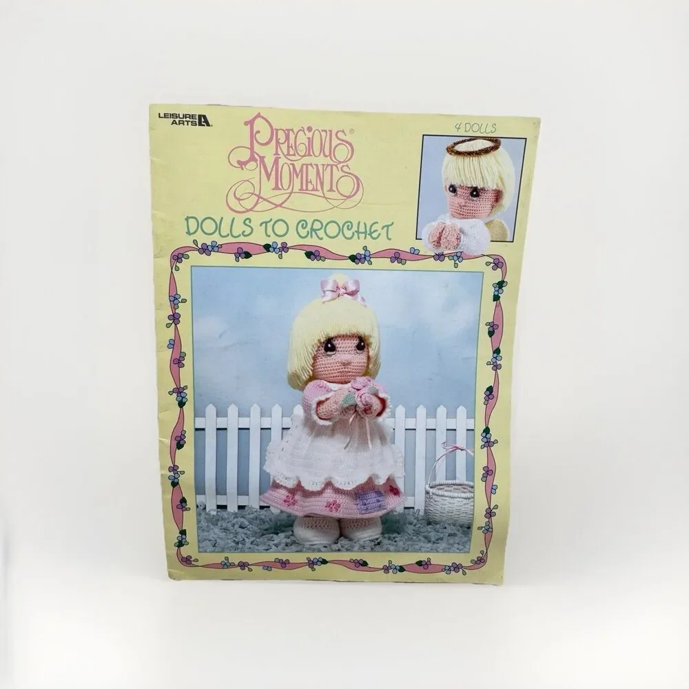 Precious Moments 4 Dolls To Crochet 3189 Leisure Arts Pattern Book